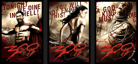 300 The Movie. Plakaty.