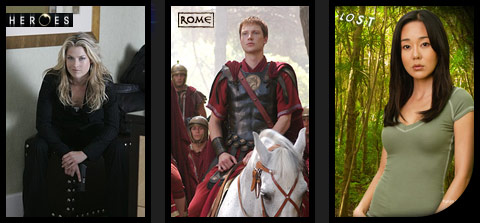 Lost. Prison Break. Rome. Heroes.